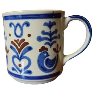 Vtg Getty's Burg Avant Garde Coffee Tea Cup Mug Stoneware Collection Japanese